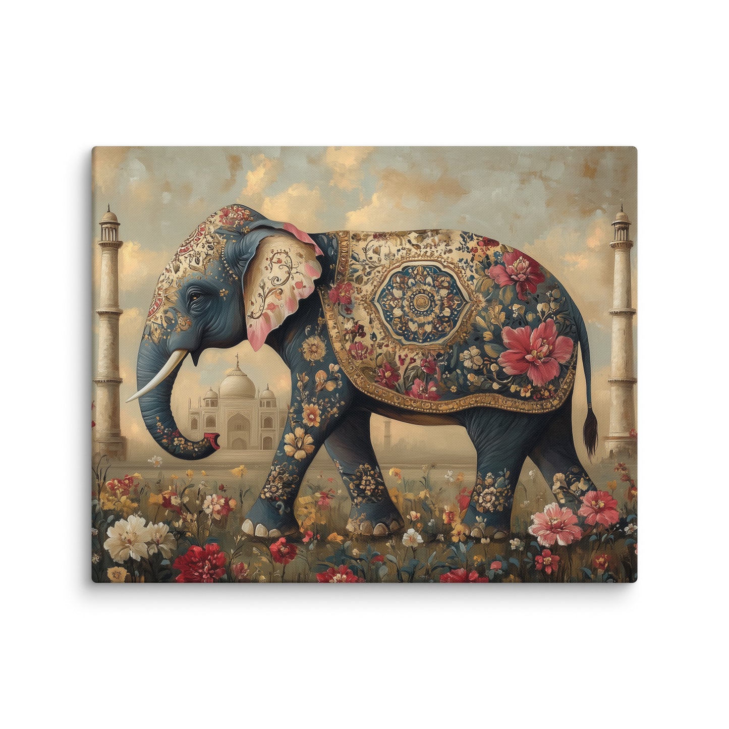 Peinture Éléphant Inde - Symbole de Sagesse Affiches, reproductions et œuvres graphiques Art Virtuoso M