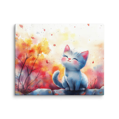 Peinture Aquarelle Chat - Douceur Féline Affiches, reproductions et œuvres graphiques Art Virtuoso M