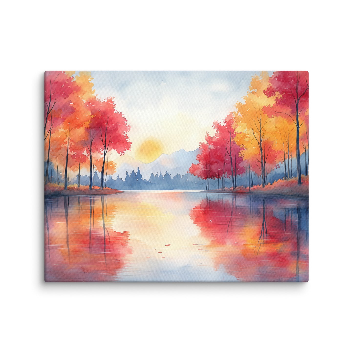 Peinture Aquarelle Automne – Reflets Éphémères Affiches, reproductions et œuvres graphiques Art Virtuoso M