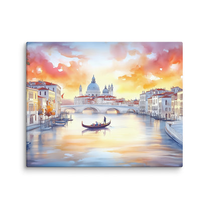 Peinture Aquarelle Venise – Évasion Romantique vers les Canaux Affiches, reproductions et œuvres graphiques Art Virtuoso M