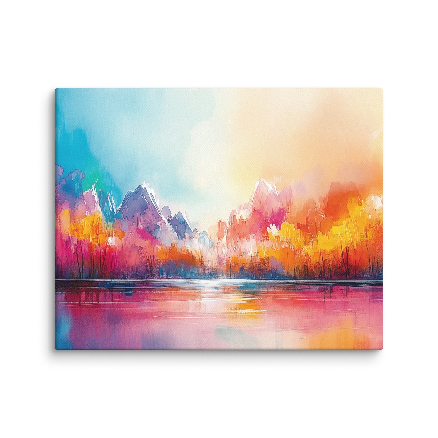 Peinture Aquarelle Paysage – Horizon Éthéré Affiches, reproductions et œuvres graphiques Art Virtuoso M