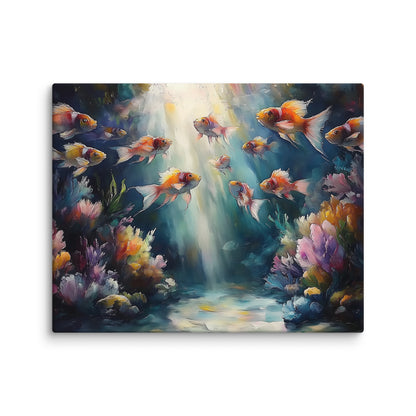 Peinture Poissons Exotiques - Voyage Aquatique Affiches, reproductions et œuvres graphiques Art Virtuoso M