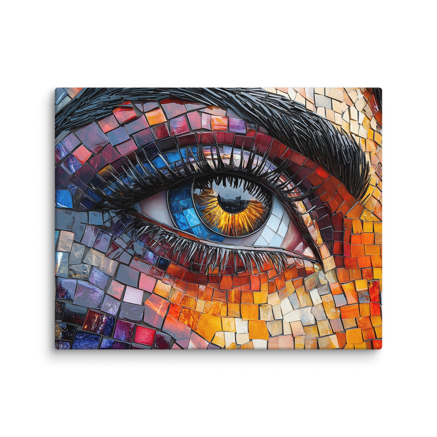 Peinture Mosaique Mural - Oeil Éblouissant Affiches, reproductions et œuvres graphiques Art Virtuoso M