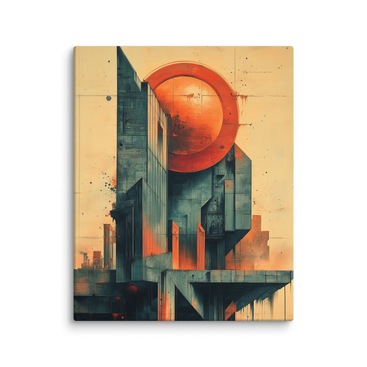 Toile Deco - Style Industriel Futuriste Affiches, reproductions et œuvres graphiques Art Virtuoso M