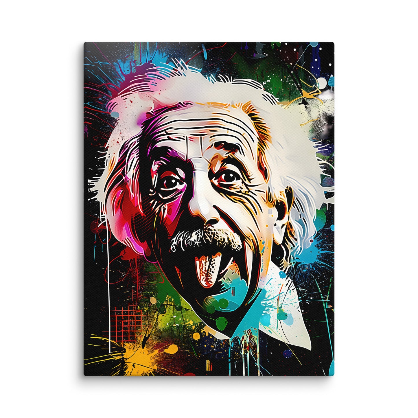 Tableau Einstein Pop Art  Art Virtuoso L  