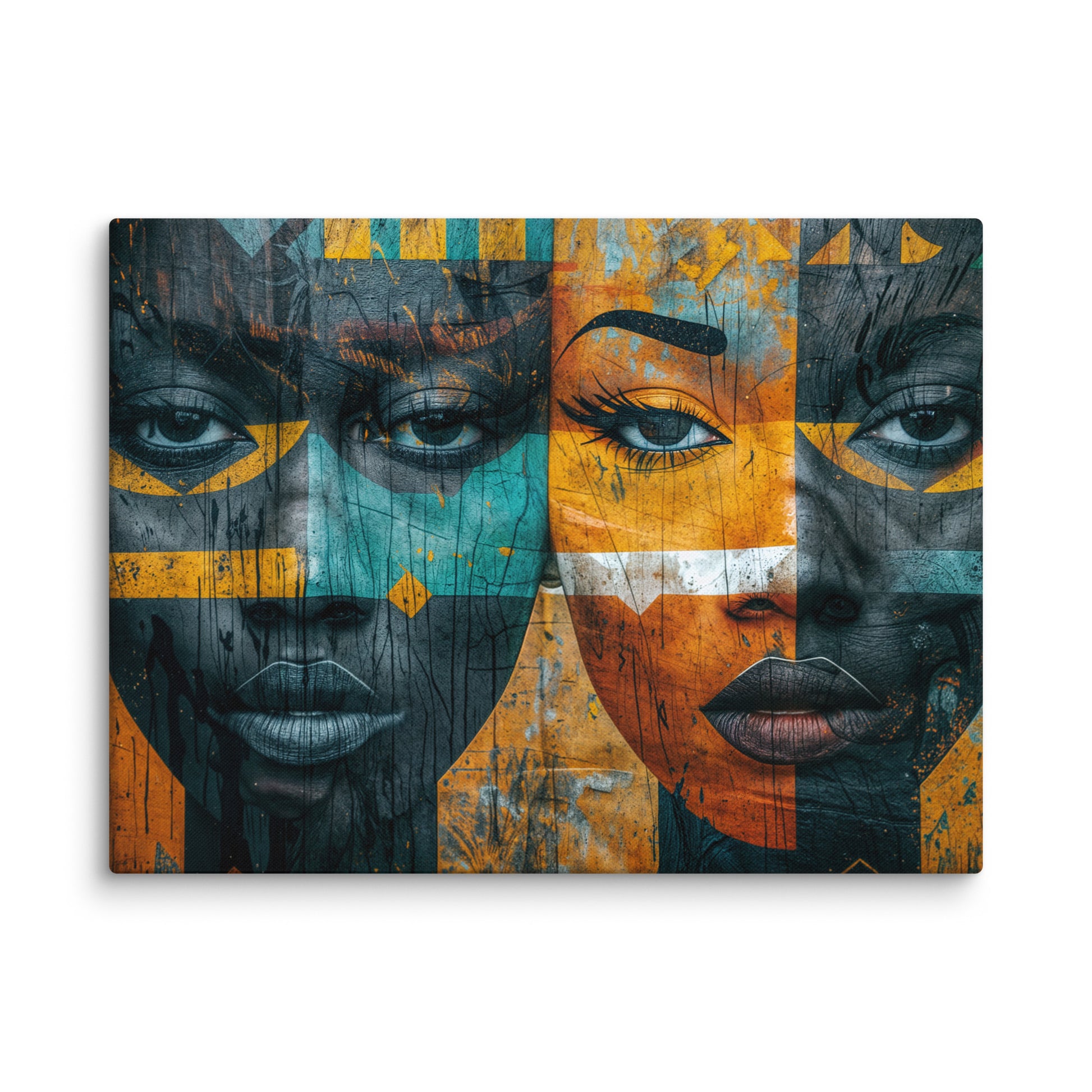 Tableau Art Africain - Dualité  Art Virtuoso L