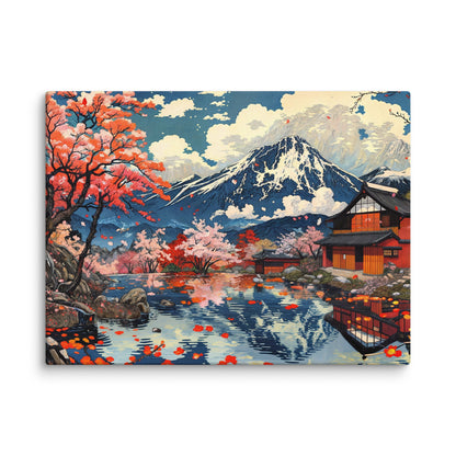 Tableau Japonais Ancien - Couleurs et Tradition  Art Virtuoso L  