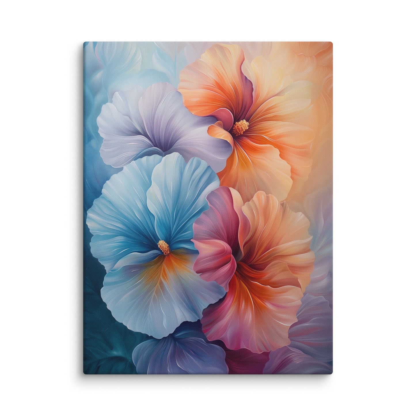 Tableau Fleurs au Pastel  Art Virtuoso L  