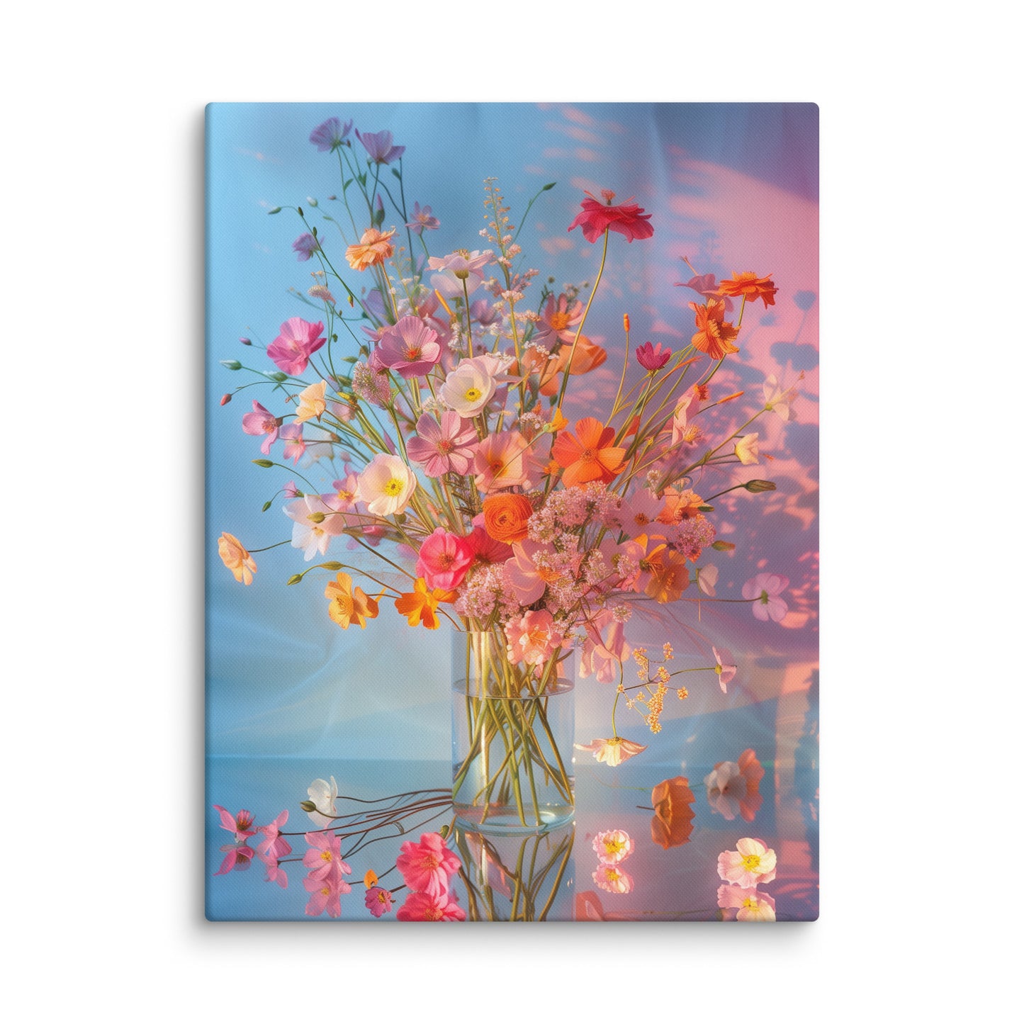 Tableau Bouquet de Fleurs dans Vase  Art Virtuoso L  