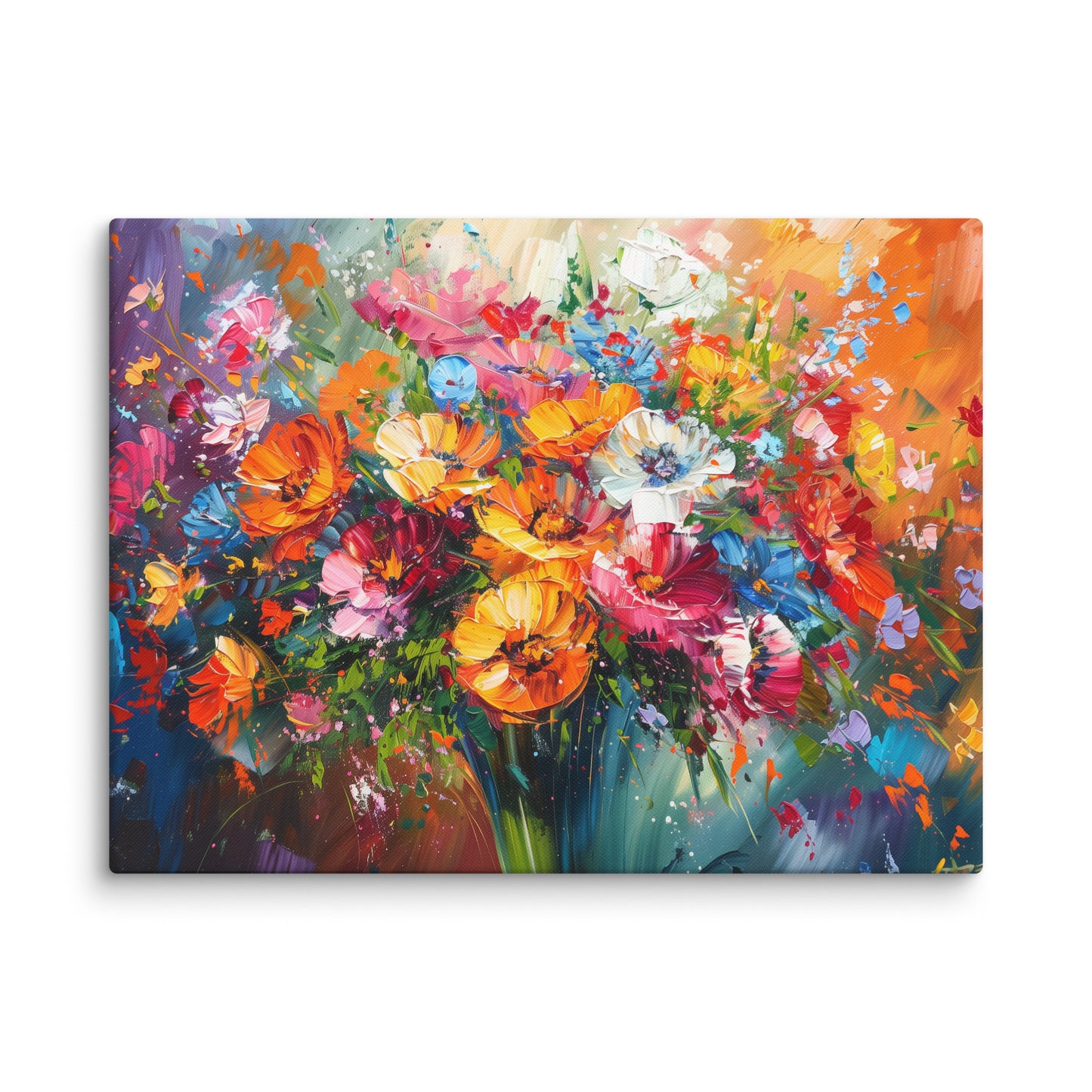 Tableau Toile Florale  Art Virtuoso L  