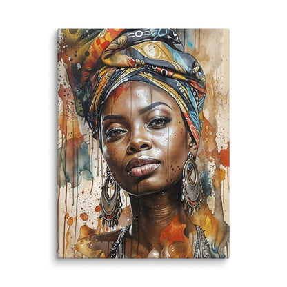 Tableau Femme Noire  Art Virtuoso L  