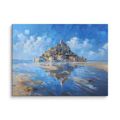 Tableau Mont Saint Michel Affiches, reproductions et œuvres graphiques Art Virtuoso L  