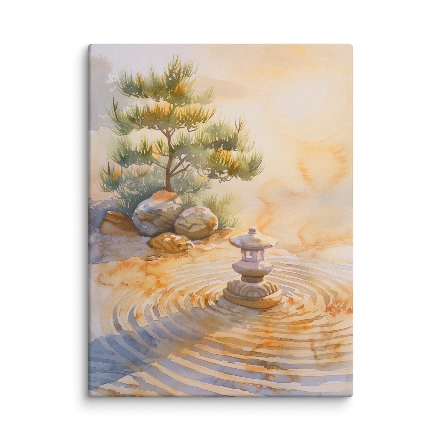 Tableau Vertical Zen - Petit Jardin Affiches, reproductions et œuvres graphiques Art Virtuoso L  