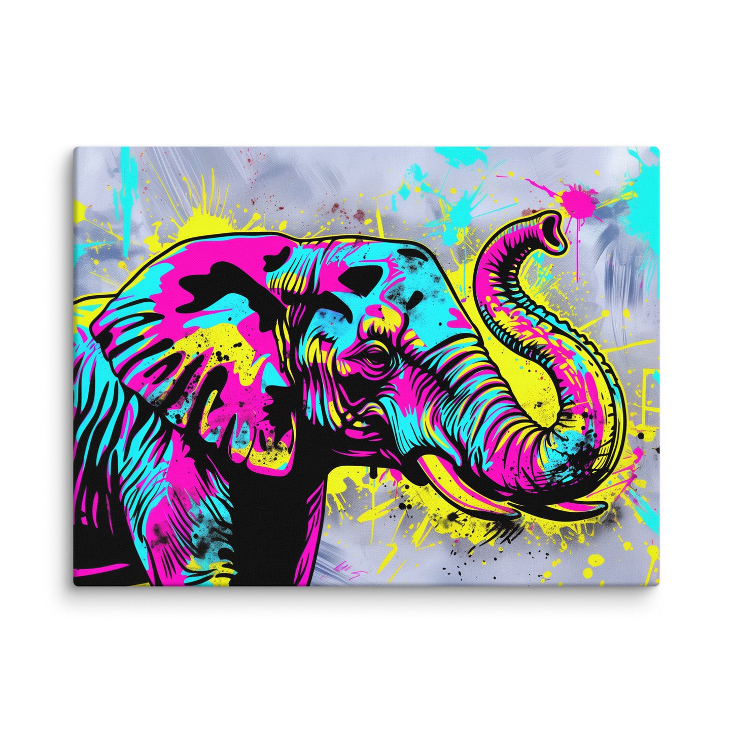 Tableau Éléphant - Couleur Pop Affiches, reproductions et œuvres graphiques Art Virtuoso L  