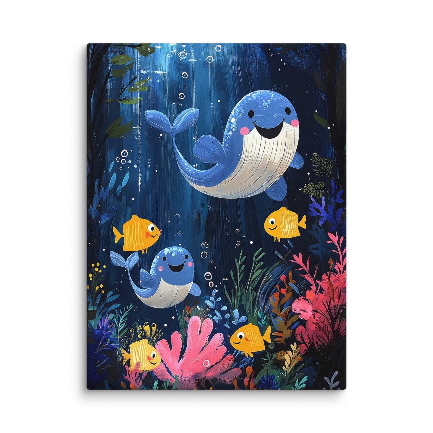 Tableau Baleine Enfant