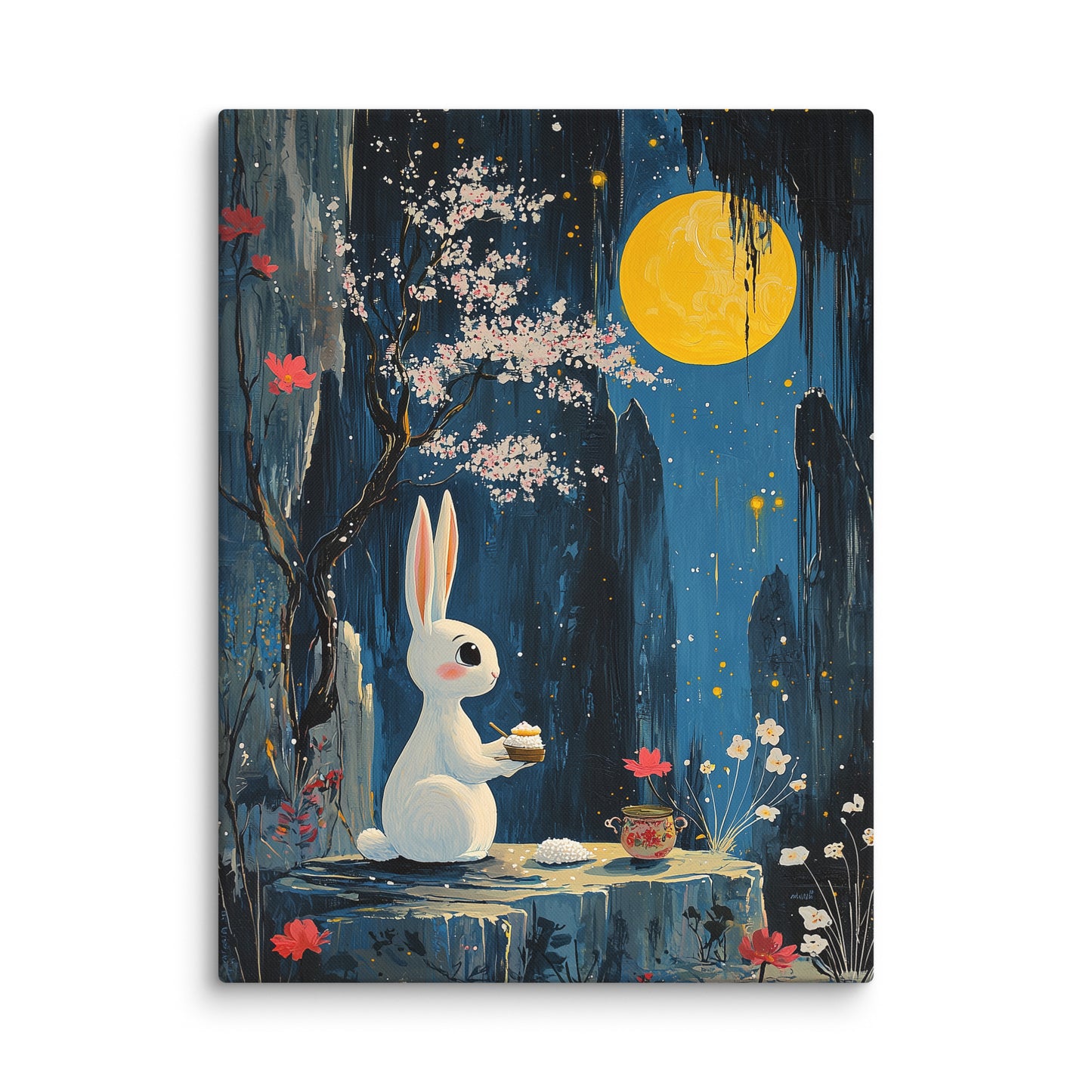 Tableau Enfant Lapin