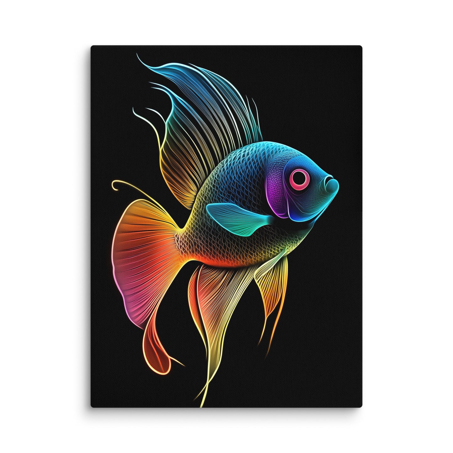 Tableau Poisson Moderne