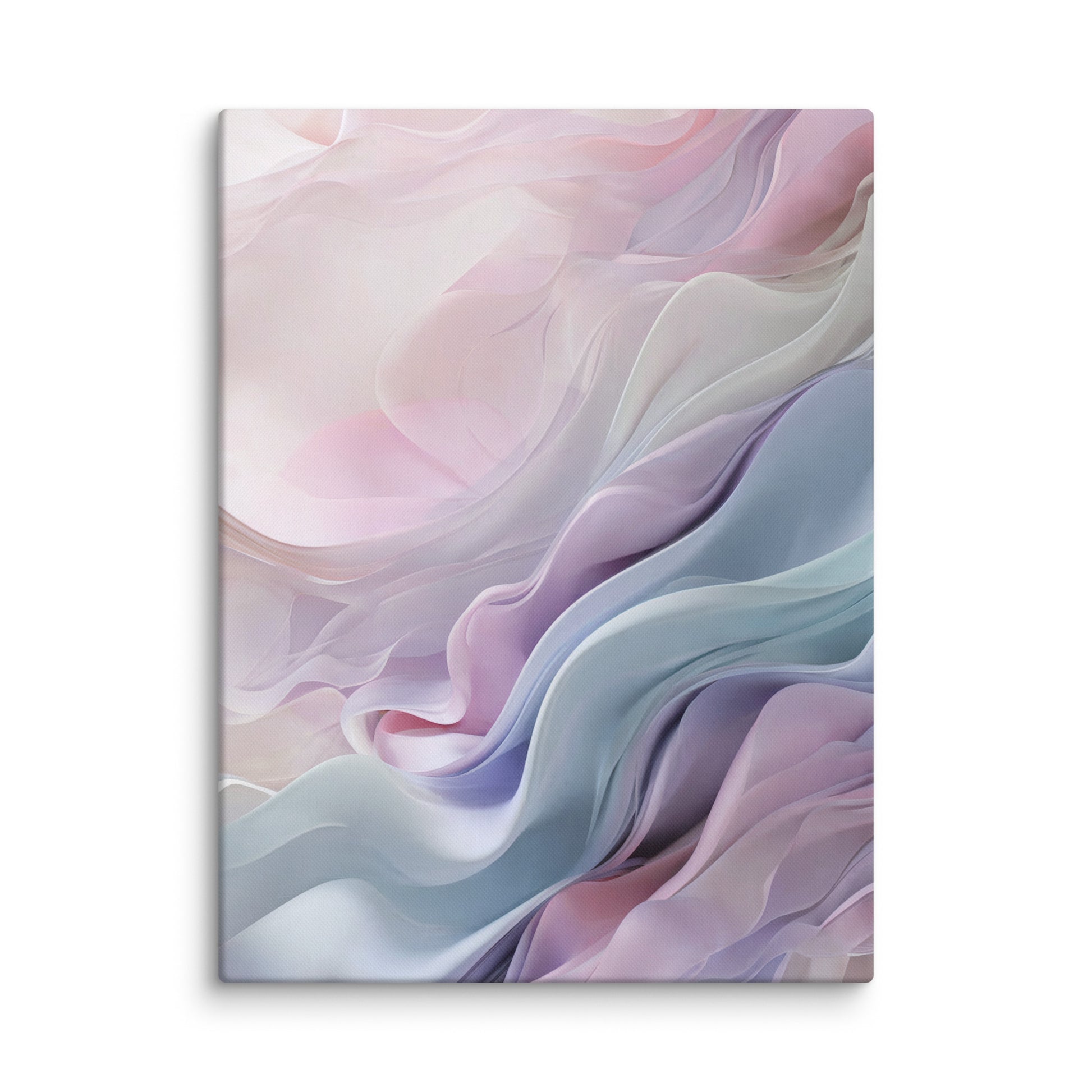 Tableau Pastel Contemporain - Vagues de Douceur Abstraite Affiches, reproductions et œuvres graphiques Art Virtuoso L  