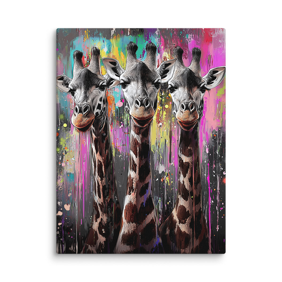 Tableau Girafes Pop Art Affiches, reproductions et œuvres graphiques Art Virtuoso L