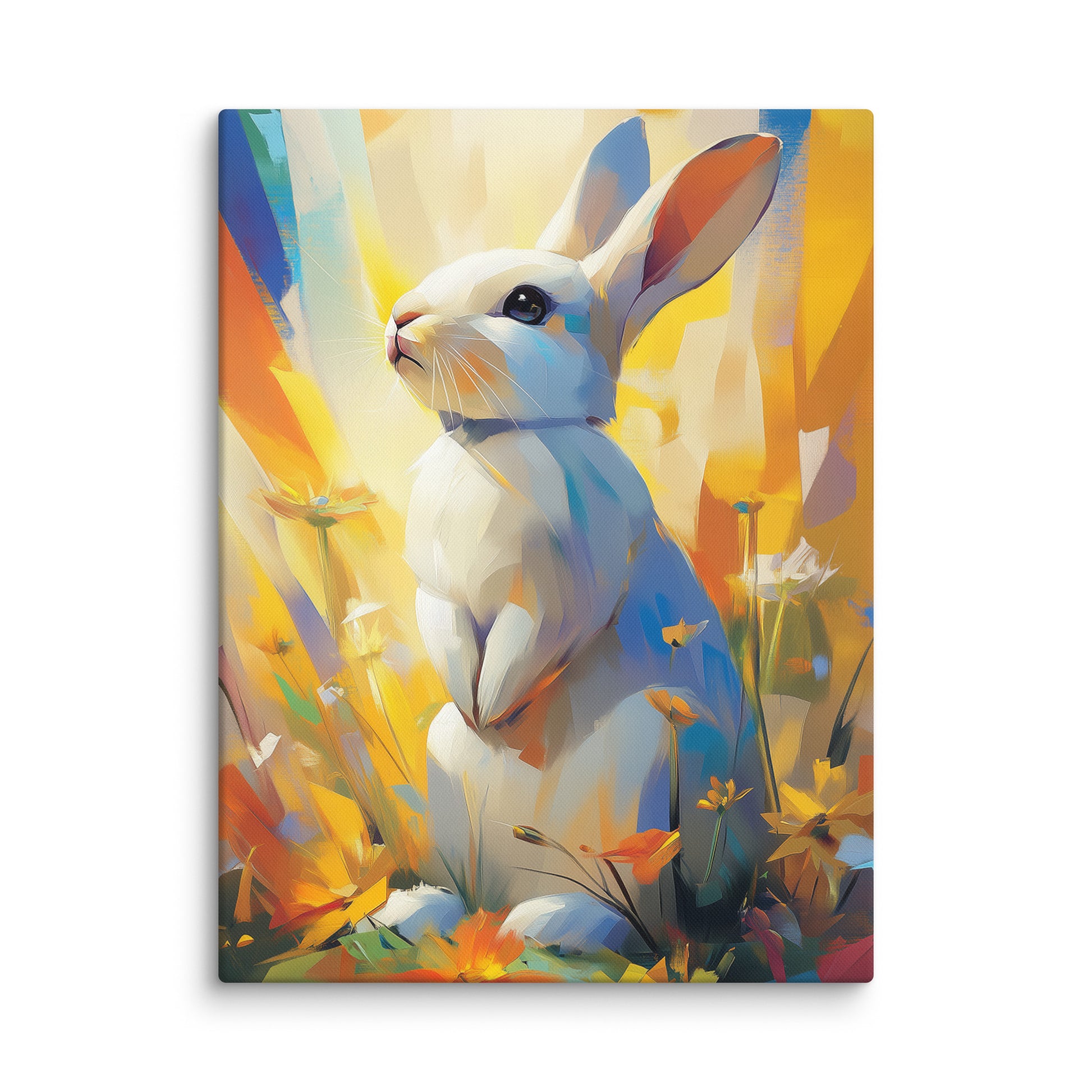 Tableau Lapin - Éveil Printanier Affiches, reproductions et œuvres graphiques Art Virtuoso L