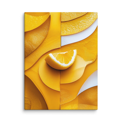 Tableau Jaune Citron : Géométrie Solaire Affiches, reproductions et œuvres graphiques Art Virtuoso L