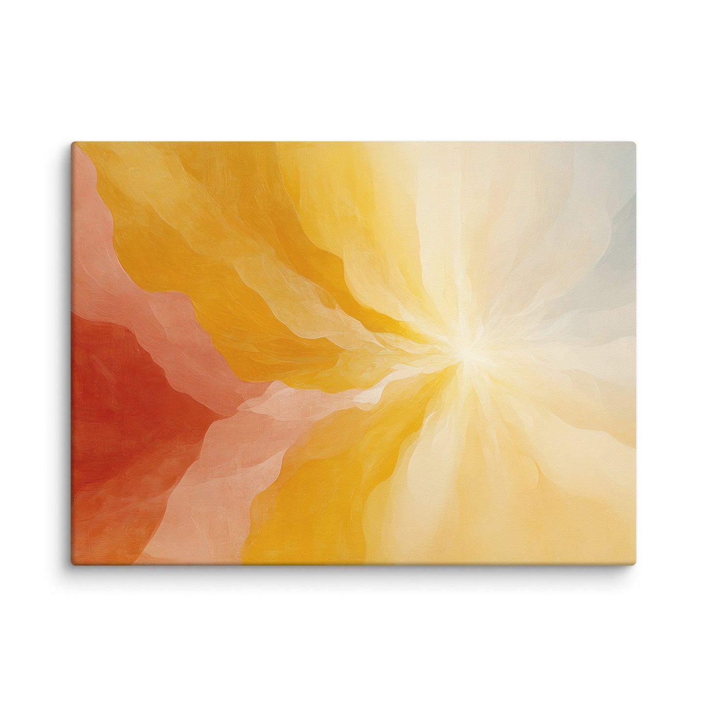 Tableau Abstrait Jaune Rouge : Explosion Solaire Affiches, reproductions et œuvres graphiques Art Virtuoso L