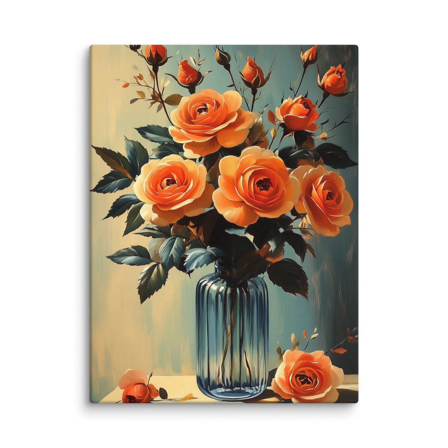 Tableau Vintage Cuisine : Roses Abricot Affiches, reproductions et œuvres graphiques Art Virtuoso L