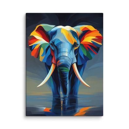 Peinture Éléphant - Couleur Chromatique Affiches, reproductions et œuvres graphiques Art Virtuoso L