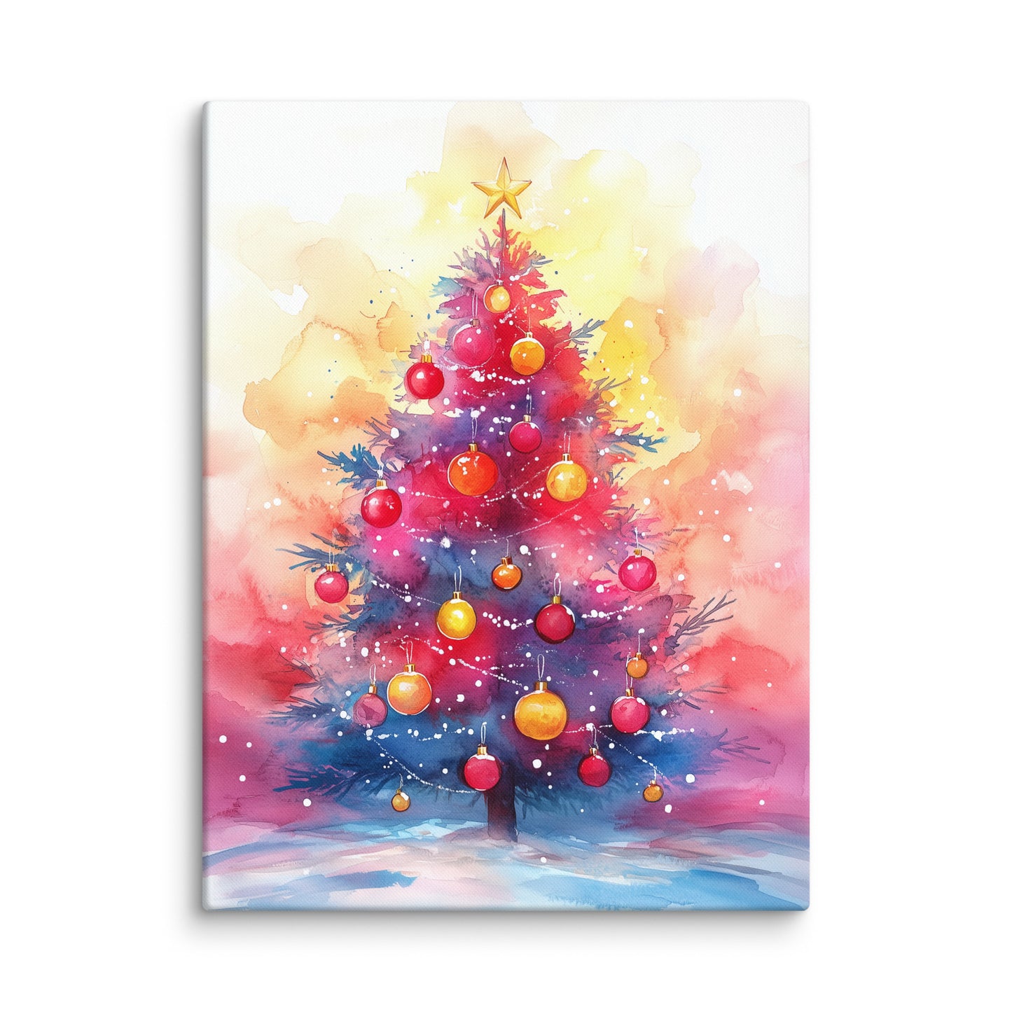 Peinture Aquarelle Noël - Magie des Fêtes Affiches, reproductions et œuvres graphiques Art Virtuoso L