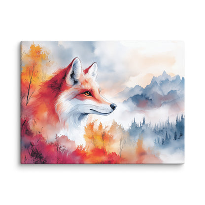 Peinture Aquarelle - Renard Sauvage Affiches, reproductions et œuvres graphiques Art Virtuoso L