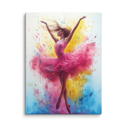 Peinture Aquarelle Danseuse – Légèreté du Mouvement Affiches, reproductions et œuvres graphiques Art Virtuoso L