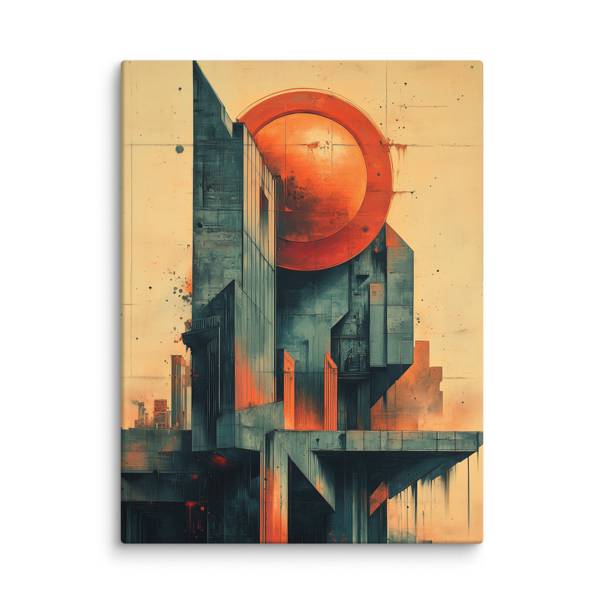 Toile Deco - Style Industriel Futuriste Affiches, reproductions et œuvres graphiques Art Virtuoso L