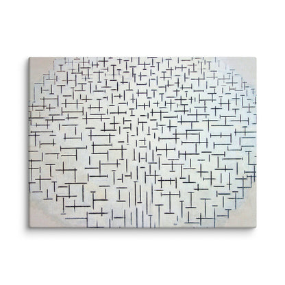 toile zoom détail cercle abstrait noir et blanc réseau dense de lignes noires texture canevas visible