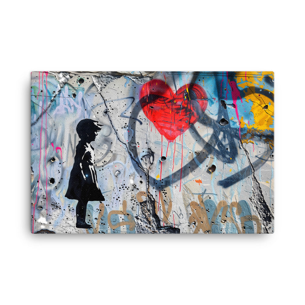 Tableau Street Art Graffiti - Banksy Style  Art Virtuoso XL