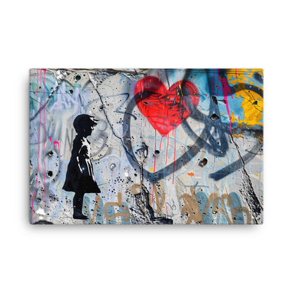 Tableau Street Art Graffiti - Banksy Style  Art Virtuoso XL  