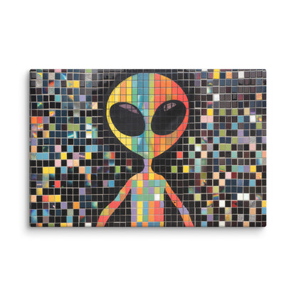 Tableau Design Street Art – Roswell Alien  Art Virtuoso XL  