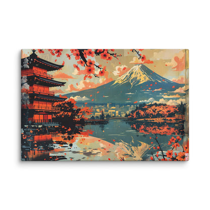 Tableau Japonais - Mont Fuji  Art Virtuoso XL  