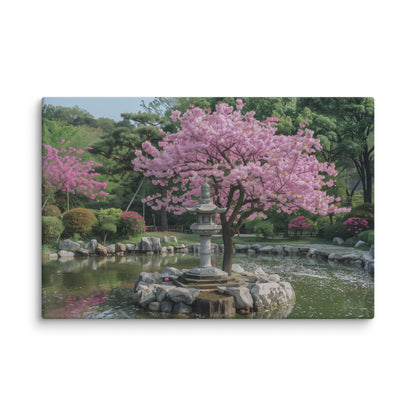 Tableau Japonais Sakura - Harmonie Florale  Art Virtuoso XL