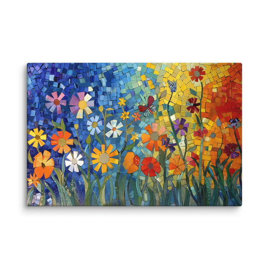 Peinture - Fresque Fleurs  Art Virtuoso XL  