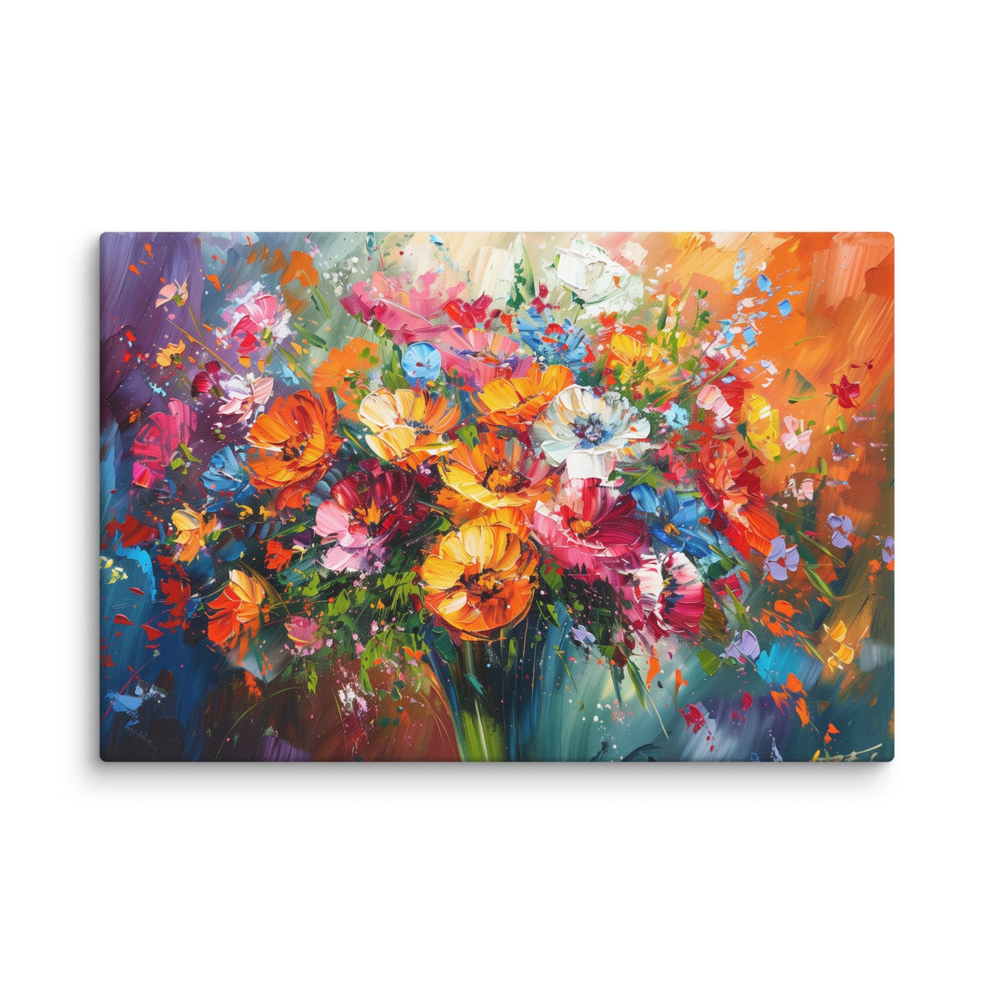 Tableau Toile Florale  Art Virtuoso XL  