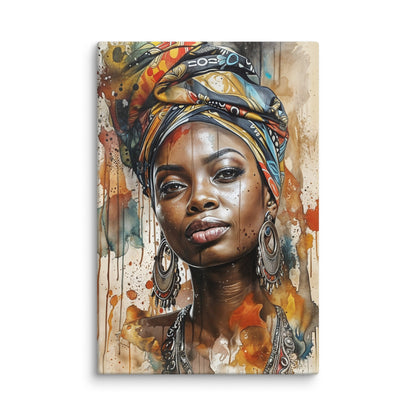 Tableau Femme Noire  Art Virtuoso XL  