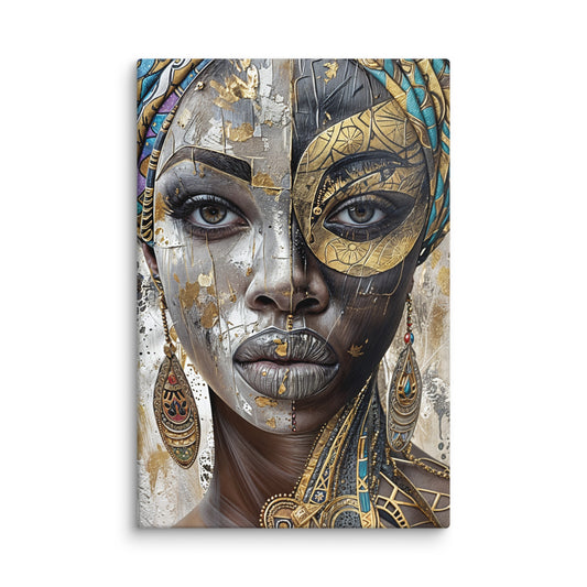 Peinture Visage Africaine