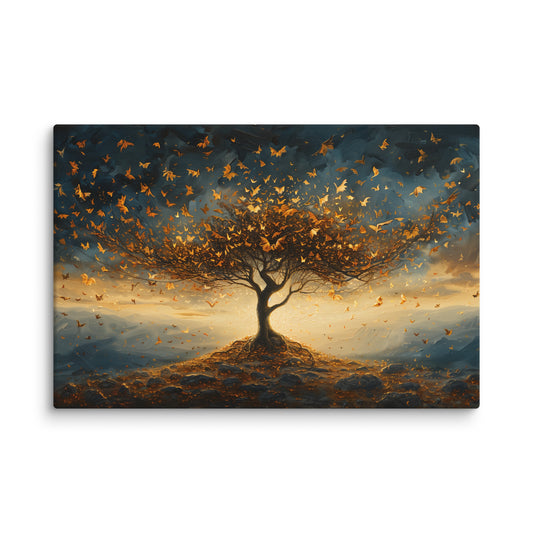 Tableau Arbre de Vie Doré