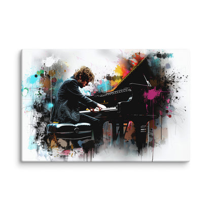 Tableau Pianiste en Harmonie Affiches, reproductions et œuvres graphiques Art Virtuoso XL  