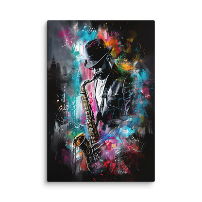 Tableau Saxophoniste Pop Art Affiches, reproductions et œuvres graphiques Art Virtuoso XL  