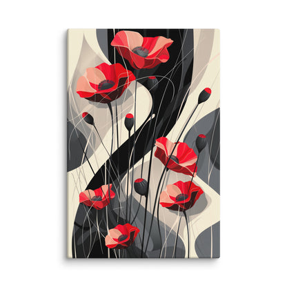 Tableau Coquelicots Moderne Affiches, reproductions et œuvres graphiques Art Virtuoso XL  