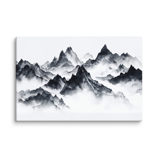 Tableau Minimaliste Montagne Affiches, reproductions et œuvres graphiques Art Virtuoso XL  