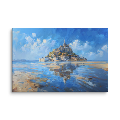 Tableau Mont Saint Michel Affiches, reproductions et œuvres graphiques Art Virtuoso XL  