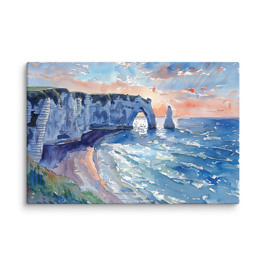 Tableau Étretat - Falaises et Aiguille