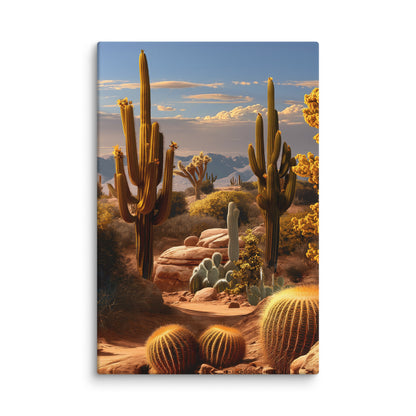 Tableau Avec Cactus - Désert de Sonora Affiches, reproductions et œuvres graphiques Art Virtuoso XL  